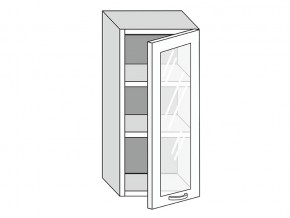 19.40.3 Шкаф настенный (h=913) на 400мм с 1-ой стекл. дверцей в Кунгуре - kungur.магазин96.com | фото