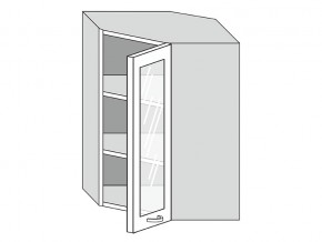 19.60.3у Шкаф настенный (h=913) угловой на 600мм со стекл. дверцей в Кунгуре - kungur.магазин96.com | фото