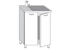 2.60.2м Шкаф-стол на 600мм под врезную мойку с 2-мя дверцами в Кунгуре - kungur.магазин96.com | фото