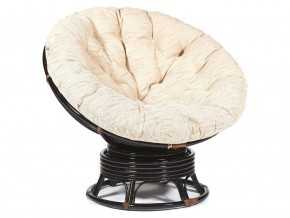 Кресло-качалка Papasan w 23/01 B с подушкой Antique brown, ткань Старт в Кунгуре - kungur.магазин96.com | фото