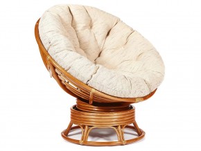 Кресло-качалка Papasan w 23/01 B с подушкой Cognac, ткань Старт в Кунгуре - kungur.магазин96.com | фото