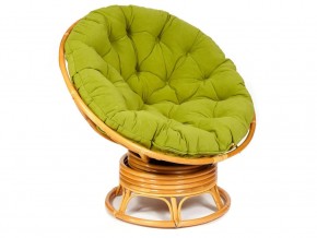 Кресло-качалка Papasan w 23/01 B с подушкой Honey, флок Олива в Кунгуре - kungur.магазин96.com | фото