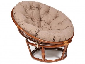 Кресло Papasan 23/01 W с подушкой Pecan, экошерсть Коричневый в Кунгуре - kungur.магазин96.com | фото