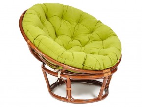 Кресло Papasan 23/01 W с подушкой Pecan, флок Олива в Кунгуре - kungur.магазин96.com | фото