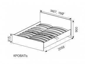 Кровать 1600х2000 ортопедическое основание в Кунгуре - kungur.магазин96.com | фото