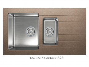 Мойка комбинированная Tolero twist TTS-890 Темно-бежевый 823 в Кунгуре - kungur.магазин96.com | фото