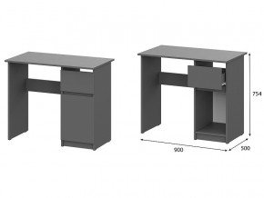 Стол письменный 900 Денвер Графит серый в Кунгуре - kungur.магазин96.com | фото